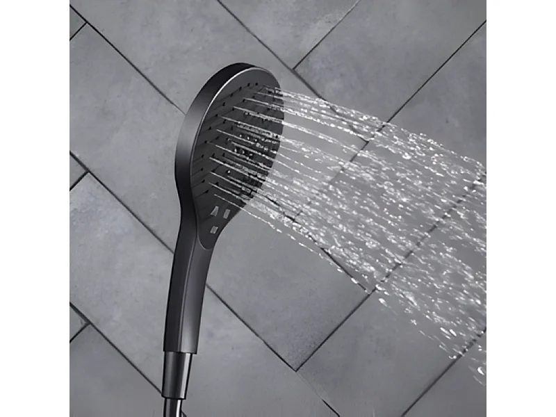 Pommeau de douche 3 jets JACOB DELAFON Metro signature noir mat