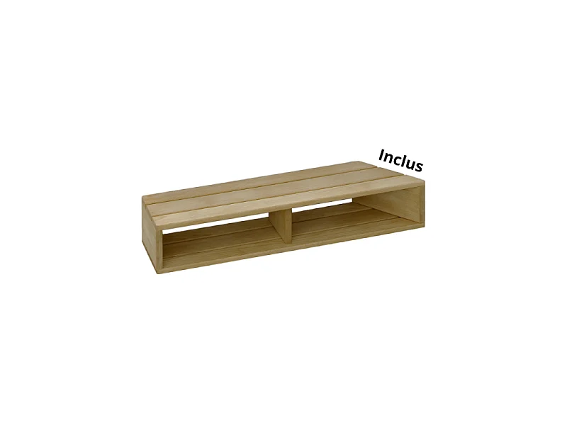 Pack baignoire bain douche 150 x 80 JACOB DELAFON Neo version droite + tablier en niche