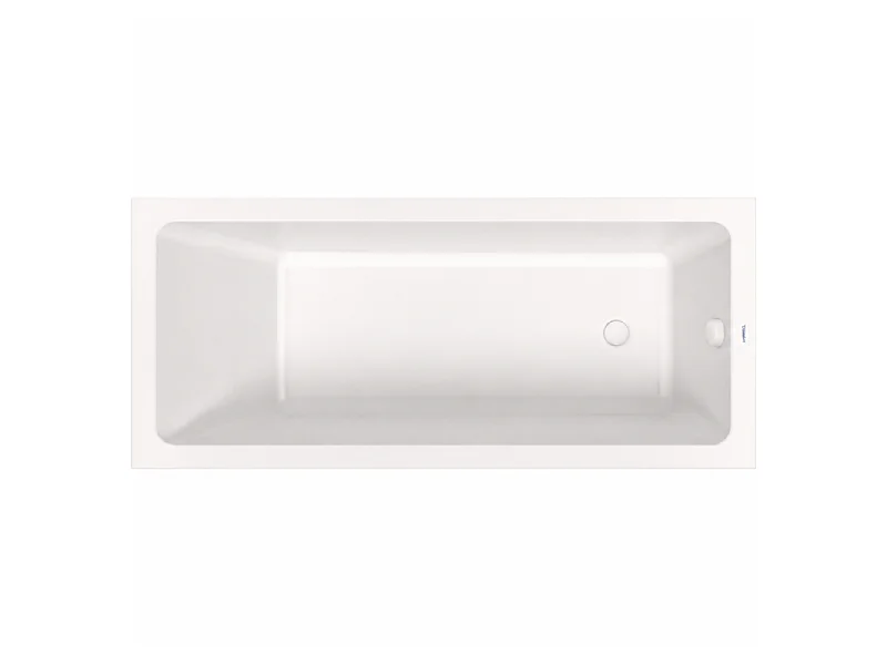 Baignoire droite 180 X 80 DURAVIT Duravit No.1 + vidage blanc