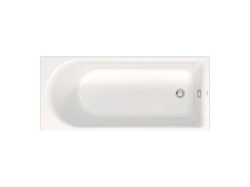 Baignoire droite 170 X 70 DURAVIT D-Neo + vidage chromé