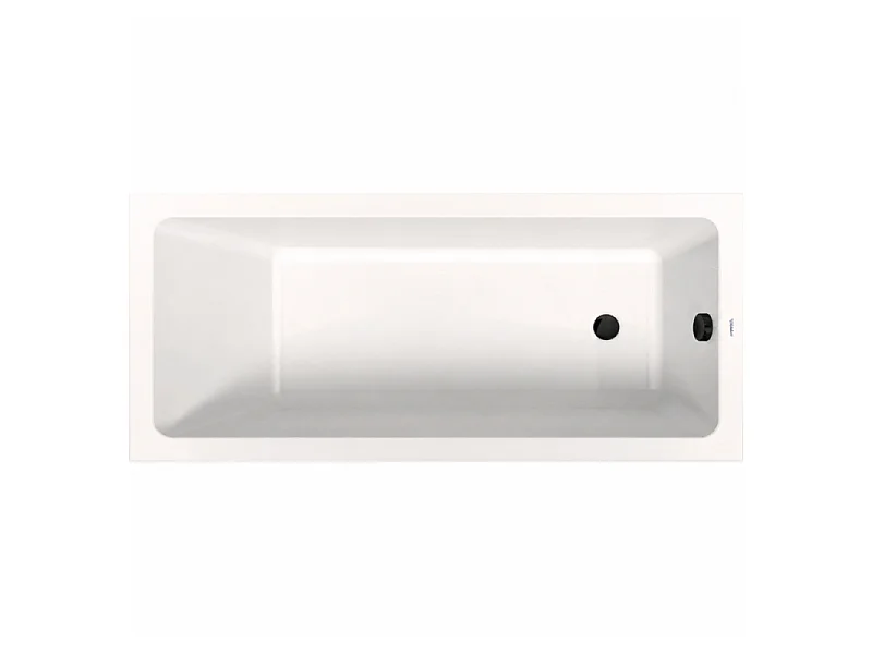 Baignoire droite 150 X 70 DURAVIT Duravit No.1 + vidage noir mat