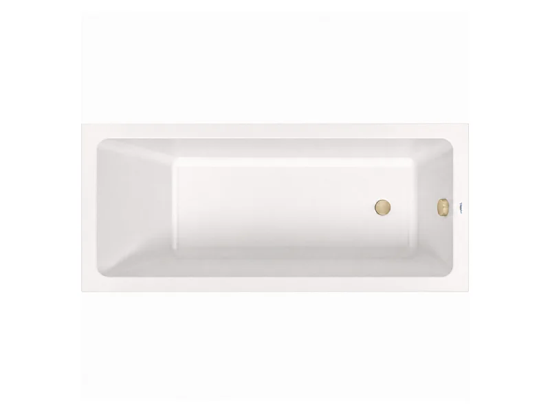 Baignoire droite 150 X 70 DURAVIT Duravit No.1 + vidage doré