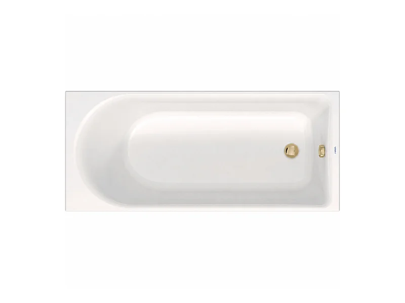 Baignoire droite 170 X 75 DURAVIT D-Neo + vidage doré