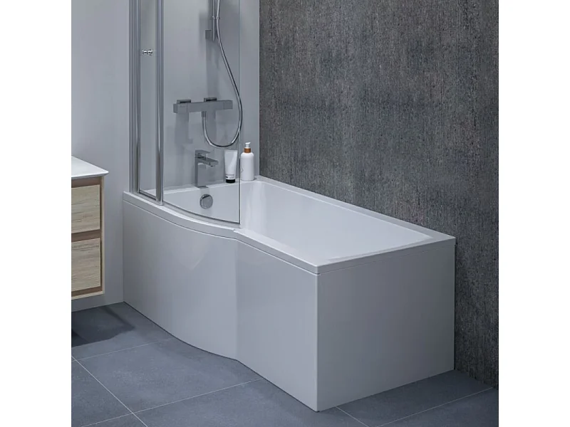 Baignoire bain douche 170 x 80 cm gauche IDEAL STANDARD Connect Air + vidage Chromé