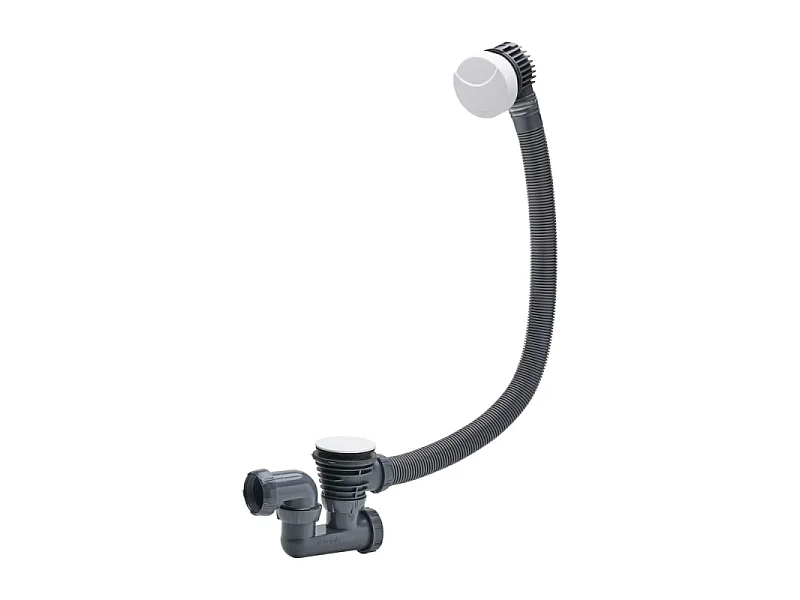 Pack baignoire droite 170 X 75 JACOB DELAFON Brive + pare bain avec vidage blanc