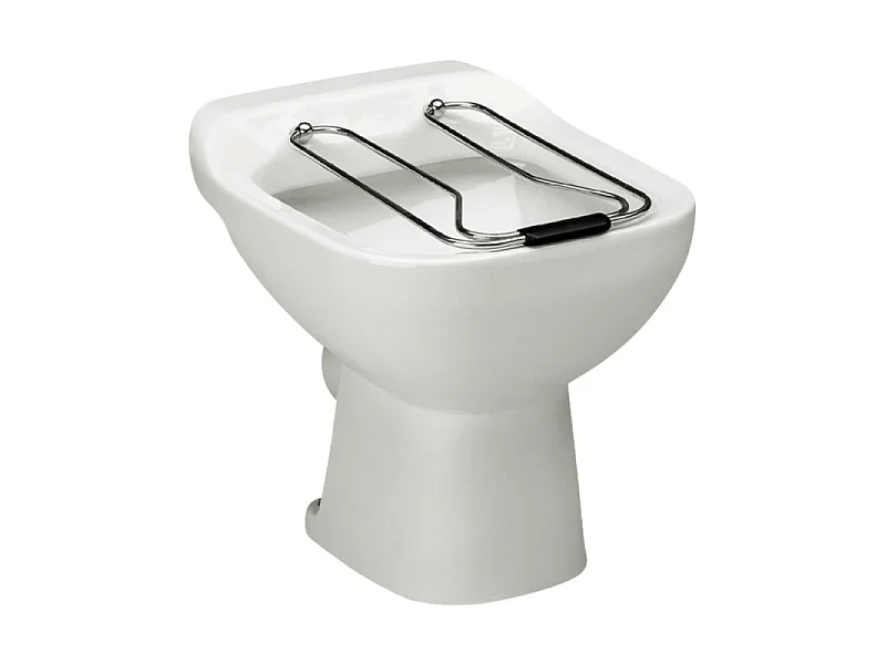 Vidoir ROCA Garda blanc + Grille en acier inoxydable