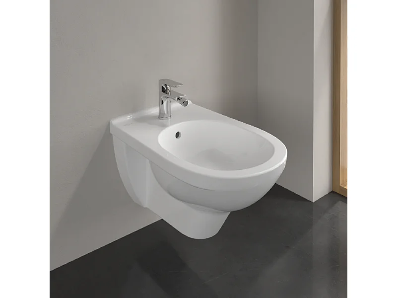 Pack bidet suspendu VILLEROY & BOCH O.Novo + Bâti-support sol et mur Vi-connect