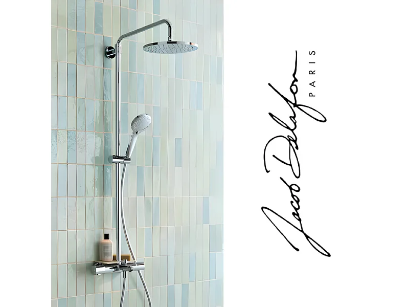 Colonne bain douche thermostatique JACOB DELAFON July+ chromé