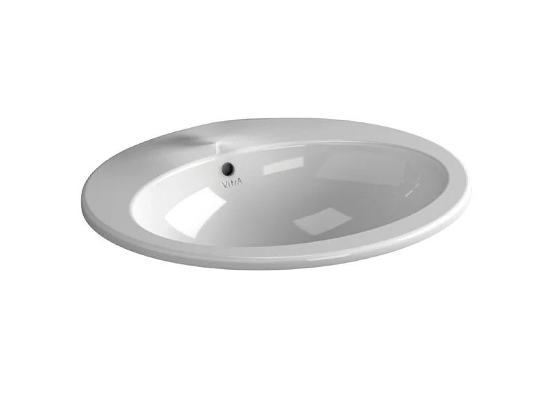 Vasque à encastrer par le dessus VitrA S20 avec trou robinetterie
