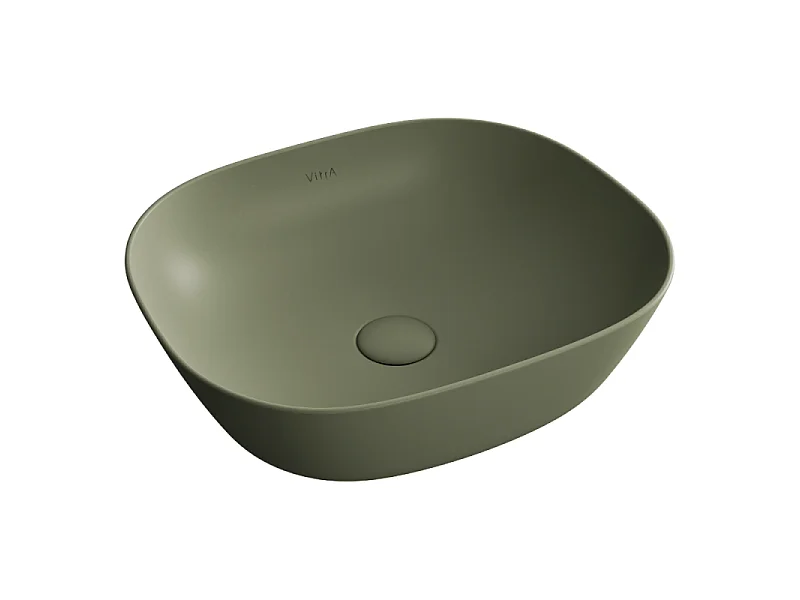 Vasque à poser VitrA Plural VitrA Clean vert mousse mat