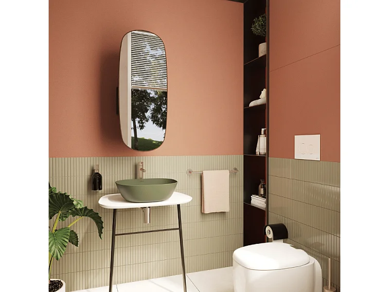 Vasque à poser VitrA Plural VitrA Clean vert mousse mat