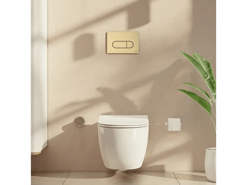 Plaque de commande VitrA Root Round  Or brossé