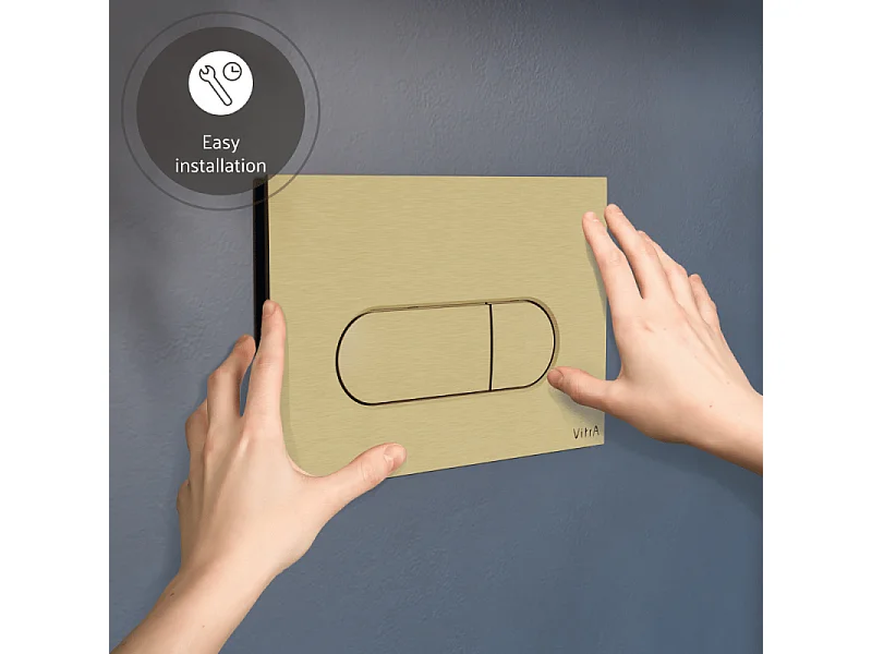 Plaque de commande VitrA Root Round  Or brossé