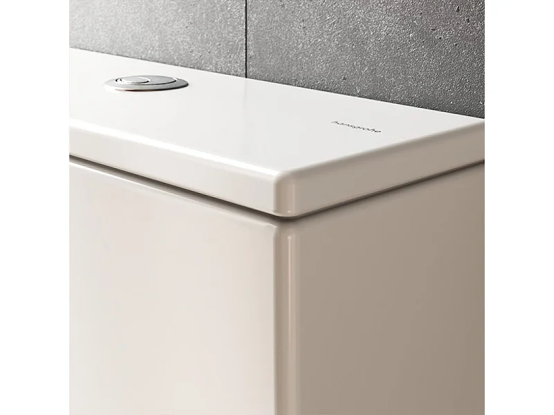 WC à poser sans bride sortie horizontale HANSGROHE GladeLake S avec abattant frein de chute