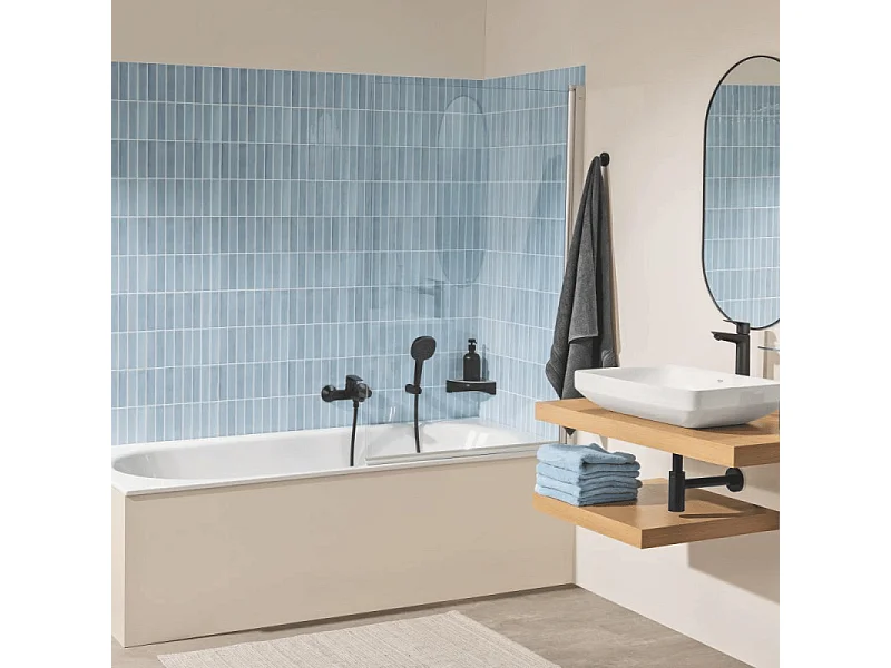 GROHE Mitigeur bain douche Start Edge noir mat