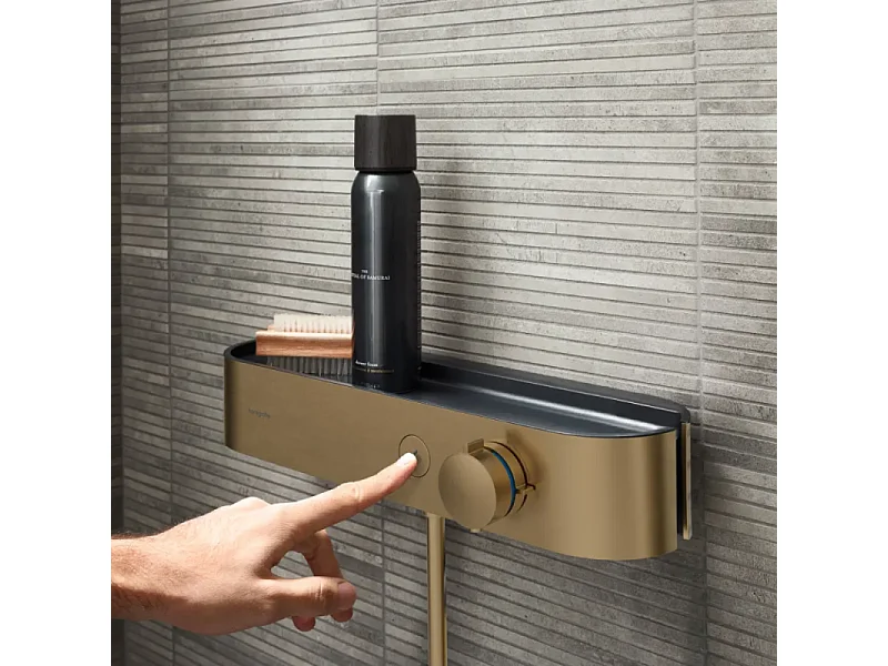 Mitigeur douche thermostatique HANSGROHE ShowerTablet Select 400 Bronze brossé