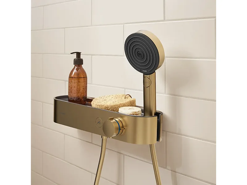 Mitigeur douche thermostatique HANSGROHE ShowerTablet Select 400 Bronze brossé