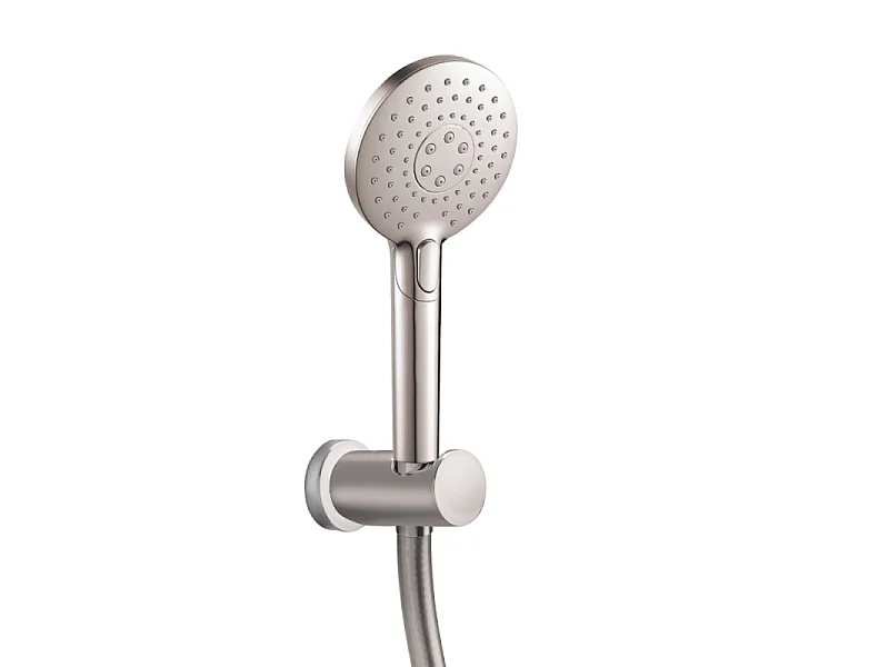 Pommeau de douche PAINI Jewel 3 jets avec support et flexible chromé