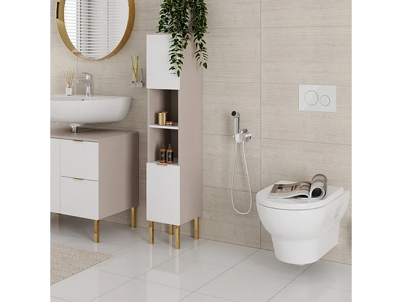 Douchette bidette HANSGROHE EcoSmart S avec robinet d'arret et corps d'encastrement Chromé