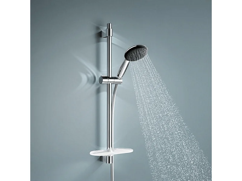 Ensemble de douche GROHE 34791001 Precision Feel mitigeur thermostatique pommeau 3 jets Chromé