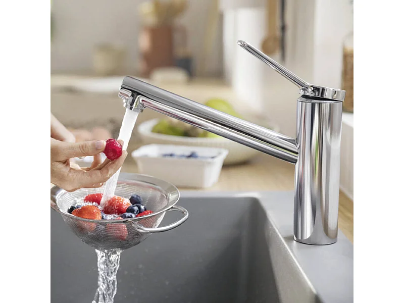 Robinet de cuisine HANSGROHE Zesis M33 150 CoolStart chromé