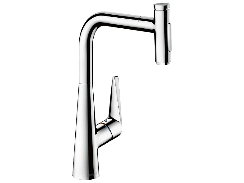 Robinet de cuisine avec douchette HANSGROHE Talis Select M51 300 2 jets chromé