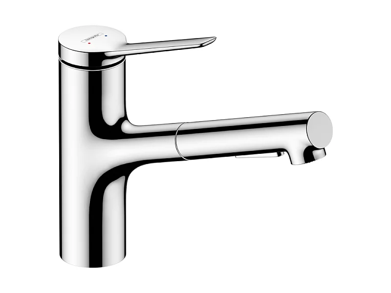 Robinet de cuisine avec douchette HANSGROHE Zesis M33 150 sBox 2 jets chromé