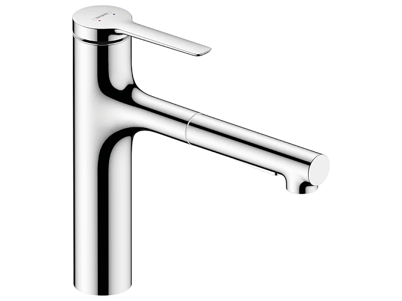 Robinet de cuisine avec douchette HANSGROHE Zesis M33 160 sBox 2 jets chromé