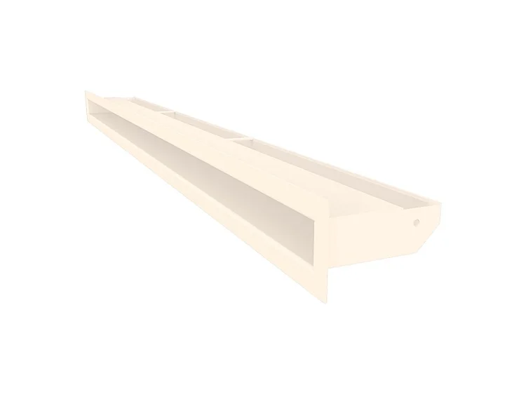 Grille d'aération de cheminée Couleur crème - Loft 60x1000