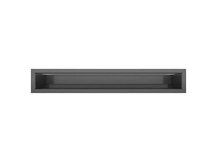 Grille d'aération de cheminée graphite -  Loft 90x600