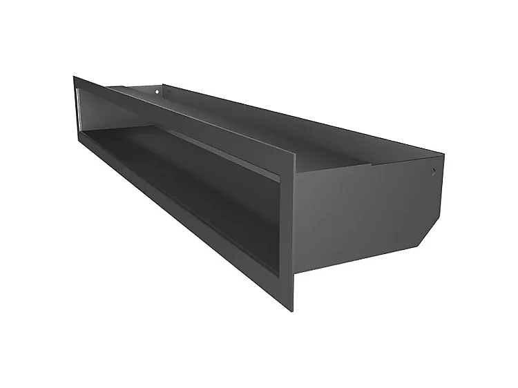 Grille d'aération de cheminée graphite -  Loft 90x600