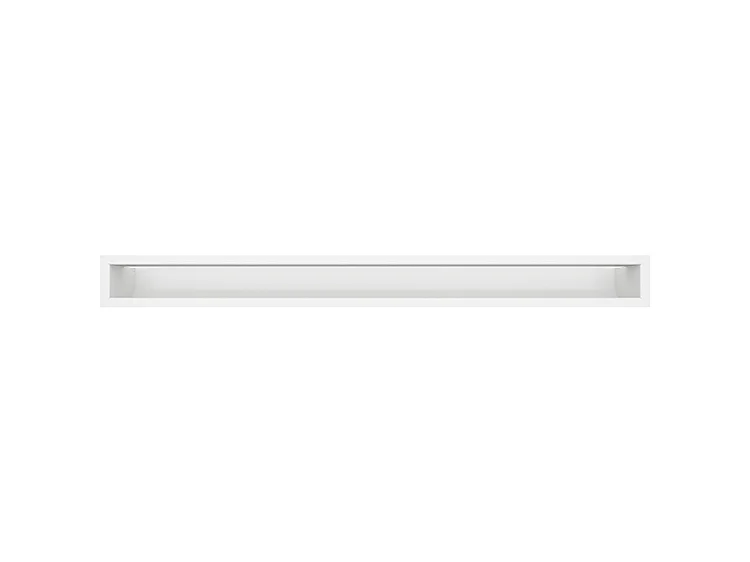 Grille d'aération de cheminée blanc - Loft 90x1000