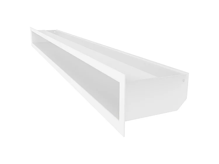 Grille d'aération de cheminée blanc - Loft 90x1000