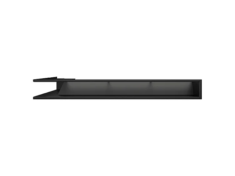 Grille d'aération d'angle pour cheminée 95x800x450 - Loft Angle droit noir