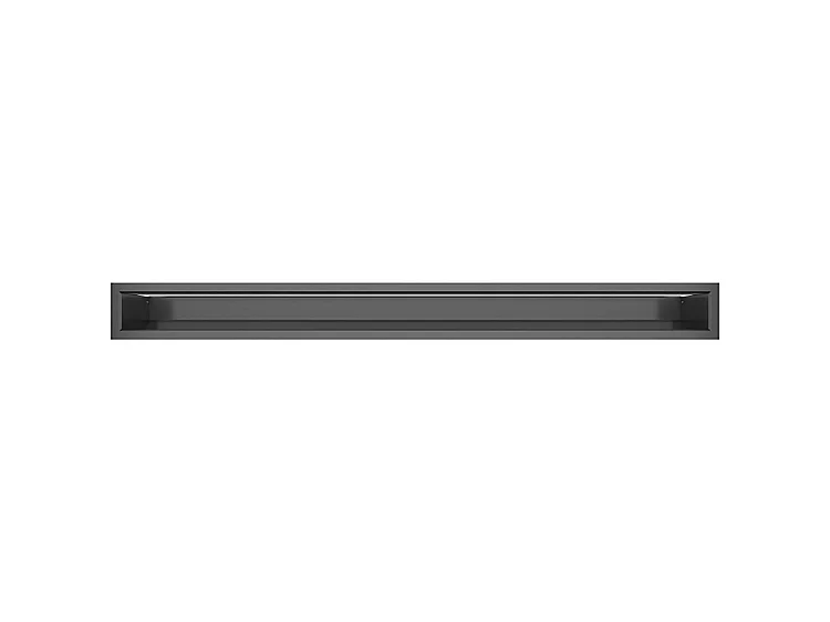 Grille d'aération de cheminée graphite -  Loft 90x1000