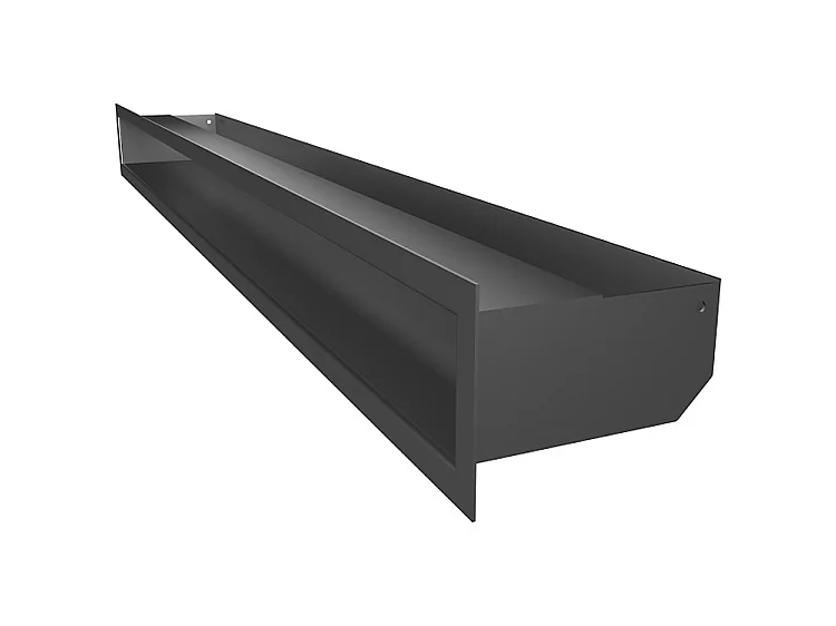 Grille d'aération de cheminée graphite -  Loft 90x1000