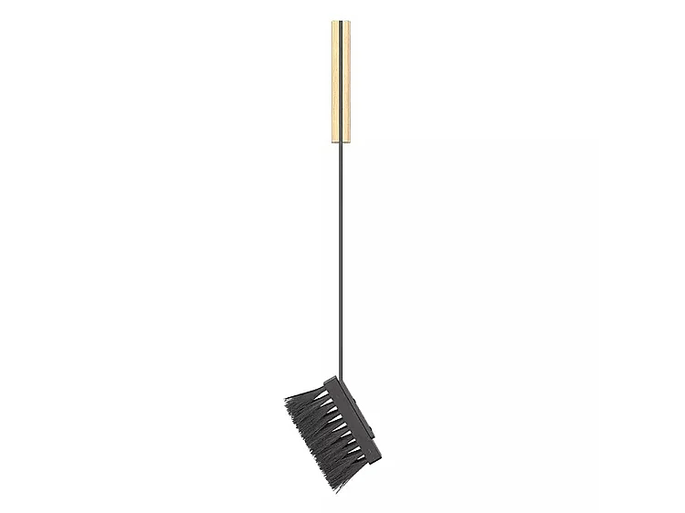 Ensemble d'ustensiles de cheminée 3 pièces en acier et bois - Set 3 L