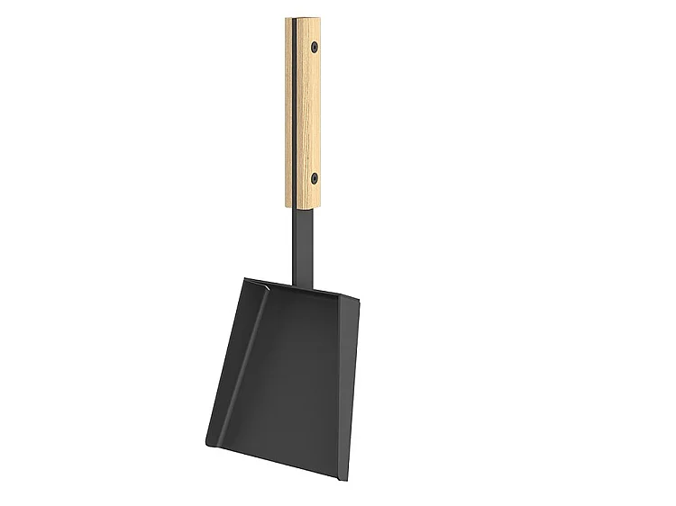Ensemble d'ustensiles de cheminée 3 pièces en acier et bois - Set 5 SL