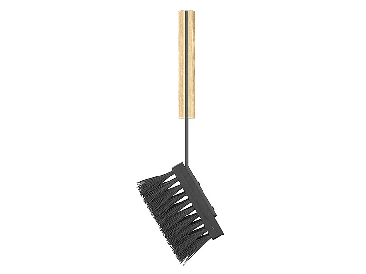 Ensemble d'ustensiles de cheminée 3 pièces en acier et bois - Set 5 SL