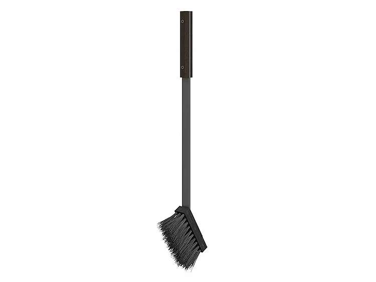 Ensemble d'ustensiles de cheminée 3 pièces en acier et bois Noir - Set 4 L