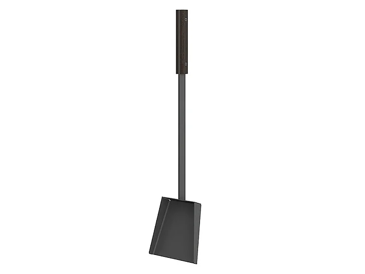 Ensemble d'ustensiles de cheminée 3 pièces en acier et bois Noir - Set 4 L