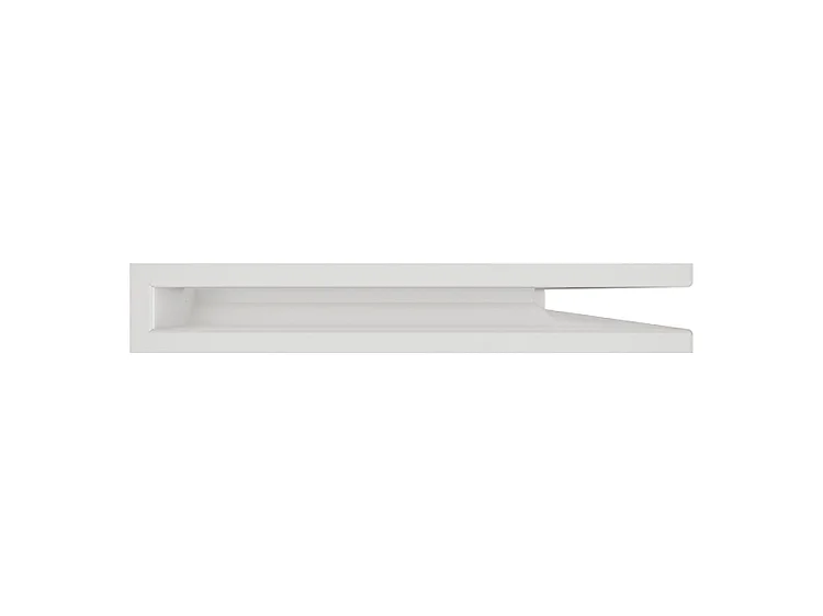 Grille d'aération d'angle pour cheminée 60x600x400 - Loft Angle droit blanc