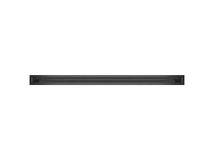 Grille d'aération de cheminée graphite -  Loft 60x1000