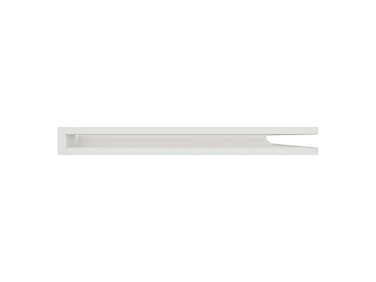 Grille d'aération d'angle pour cheminée 60x800x600 - Loft Angle droit blanc
