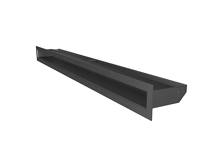 Grille d'aération de cheminée graphite -  Loft 60x800