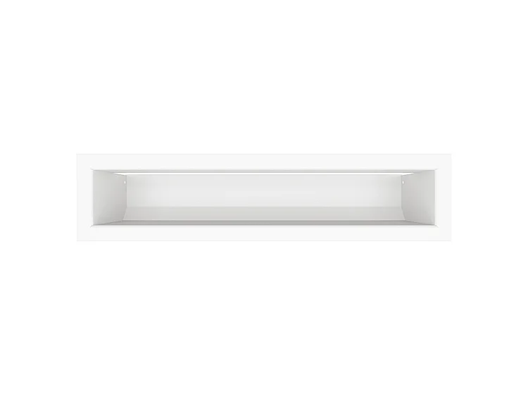 Grille d'aération de cheminée blanc - Loft 90x400