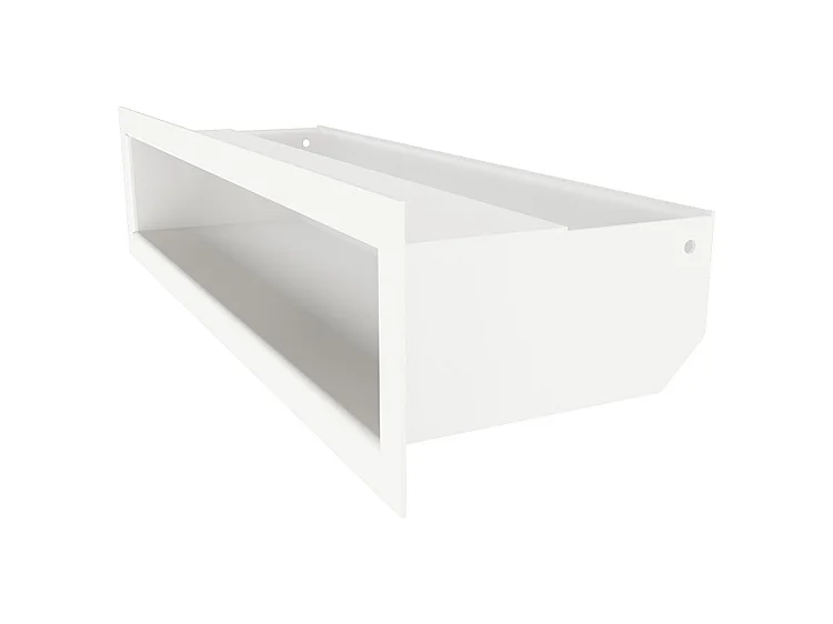 Grille d'aération de cheminée blanc - Loft 90x400
