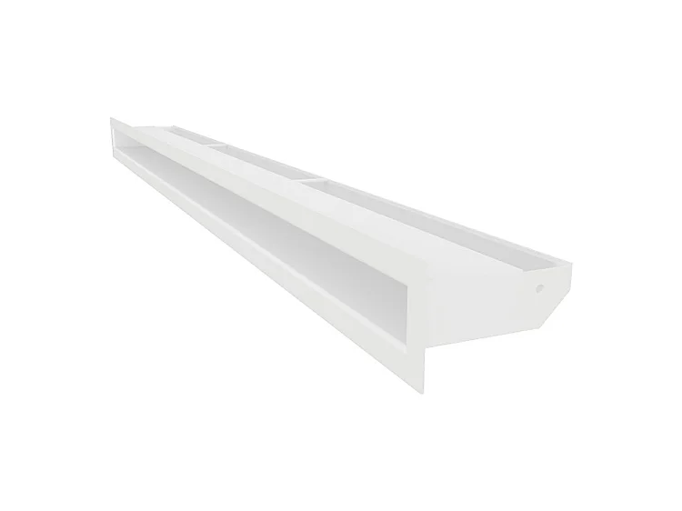 Grille d'aération de cheminée blanc - Loft 60x1000