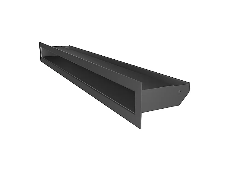 Grille d'aération de cheminée graphite -  Loft 60x600