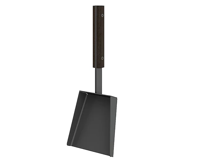 Ensemble d'ustensiles de cheminée 3 pièces en acier et bois Noir - Set 5 SL